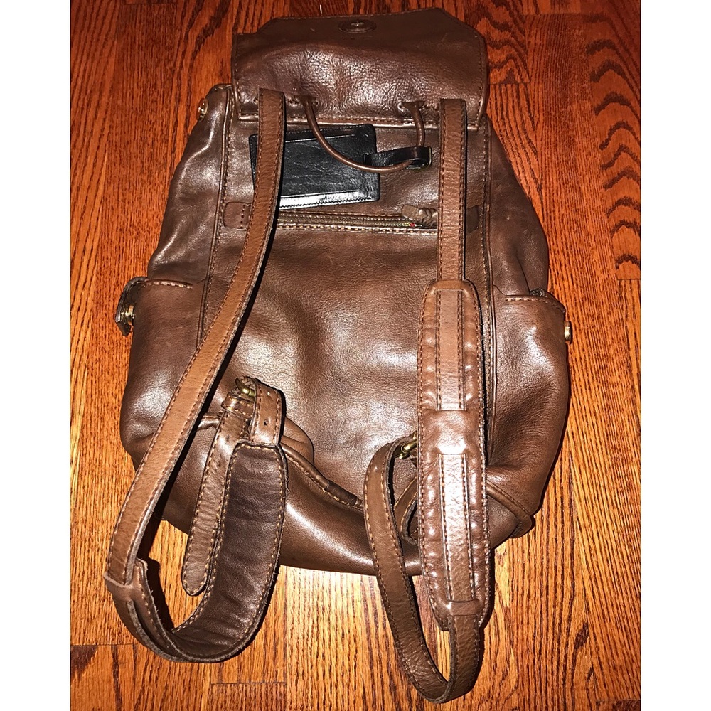 GōN Leather Brown Backpack - Picture 4 of 8
